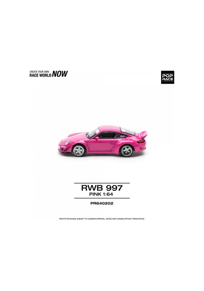 Pop Race 1/64 Rwb 997 - Pink