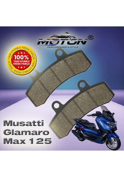 Musatti Glamaro Max 125 %100 Uyumlu, Yüksek Kaliteli Ön Disk Fren Balatası