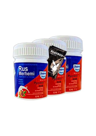 Blue Rus Merhemi 3lü X 50 Ml Tüy Dökücü + 1 Armağan Jel