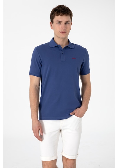 U.S. Polo Assn. Erkek Regular Fit Polo Yaka Açık Lacivert Basic Tişört 50306007-VR059 U.S. Polo Assn. Erkek Regular Fit Polo Yaka Açık Lacivert Basic Tişört 50306007-VR059