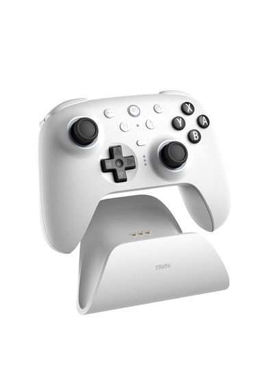 8bitdo Pro Controller Ultimate 2 Bluetooth Beyaz Switch 2 Ve Windows Uyumlu, Şarj Dock Tmr Joystick