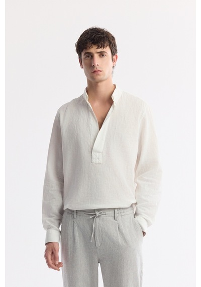 Avva Erkek Gri Beli Bağcıklı Keten Karışımlı Chino Relaxed Fit Pantolon B003036 Avva Erkek Gri Beli Bağcıklı Keten Karışımlı Chino Relaxed Fit Pantolon B003036