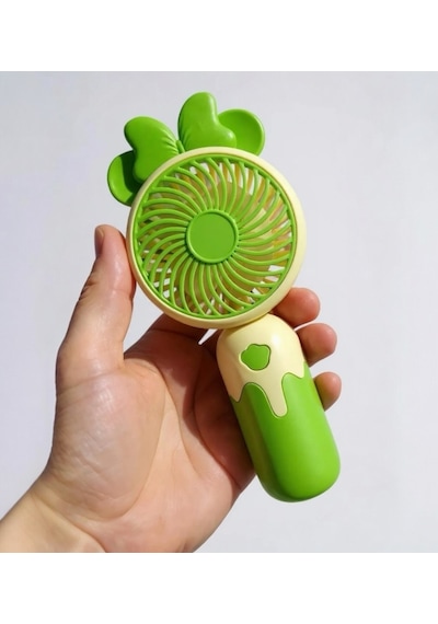 Cartoon Usb Şarjlı El Fanı I Mini Taşınabilir Fan I Yaz Serinleticisi I Vantilatör I Taşınabilir Fan