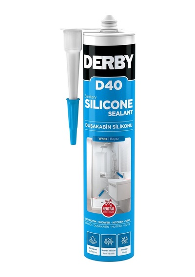 D40 Dus Akabin Silikonu Beyaz - 320g