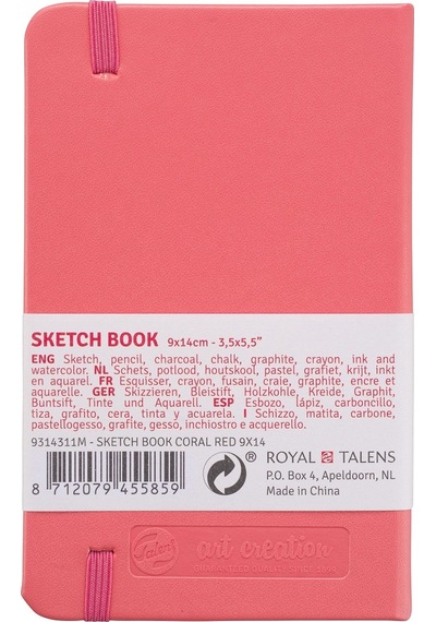 Talens Artcretıon Eskiz Bloğu 140 G 9x14 Cm Mercan Kırmızı coral