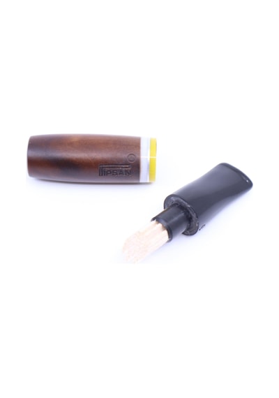 Pipsan Toscanello Backwoods Ağızlık Kahverengi - Beyaz/sarı Şeritli
