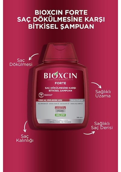 Forte Şampuan 4lü Fırsat Paketi 4 Adet 300 Ml Yoğun Dökülme Karşıtı Şampuan