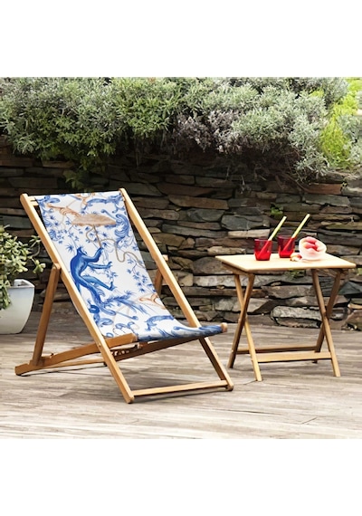 Bluehomeconcept Adawall Blue Monkey Katlanabilir Şezlong