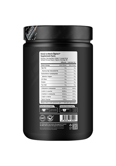 Kingsize Nutrition Bcaa + Glutamine Powder 1000 Gr - Kırmızı Meyveler