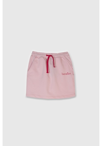 Benetton Kız Çocuk Etek Pembe