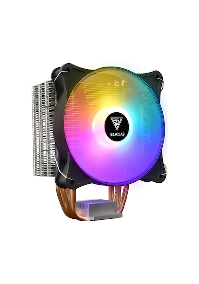 Gamdıas Boreas E1-410 Lite, Argb, 120mm, Cpu Kule Tipi Hava Soğutma, Doğrudan Temas Teknolojisine Sahip 4 Adet Gelişmiş Bakır Isı Borusu Amd Am4 Ve Intel Tüm İşlemciler İle Uyumlu
