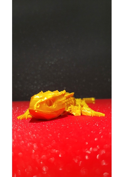 30 Cm Oynak Kertenkele Figürü Esnek Eklemli 3d Yazıcı Üretimi Dekoratif Oyuncak & Masa Süsü