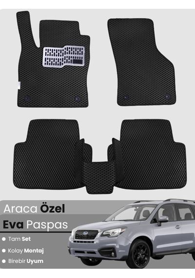 Ubaru Forester 4 2014-2018 Uyumlu Eva Paspas Tam Set Oto Paspas,araca Özel,su Geçirmez 399