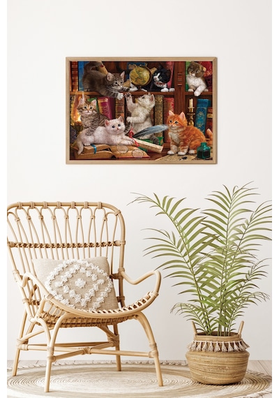 Anatolian 500 Parçalık Puzzle - Kediler ve Kitaplar 3618
