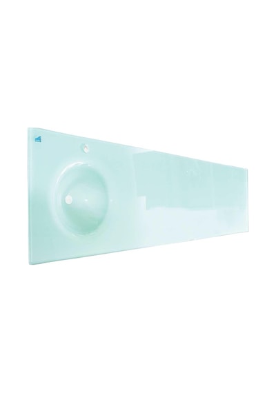 Cam Lavabo Vizyon Modeli 90 x 56 CM