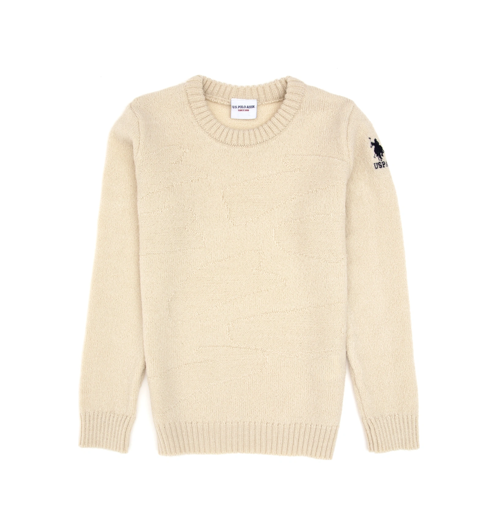 U.S. Polo Assn. Erkek Çocuk Taş Bisiklet Yaka Kazak 50315625-VR049