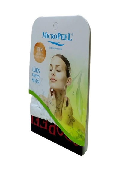 Micro Peel İpek Hassas Cilt İçin Yüz Kesesi Beyaz 8x10Cm