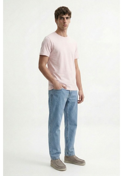 Antioch Pamuklu Erkek T-shirt Pembe