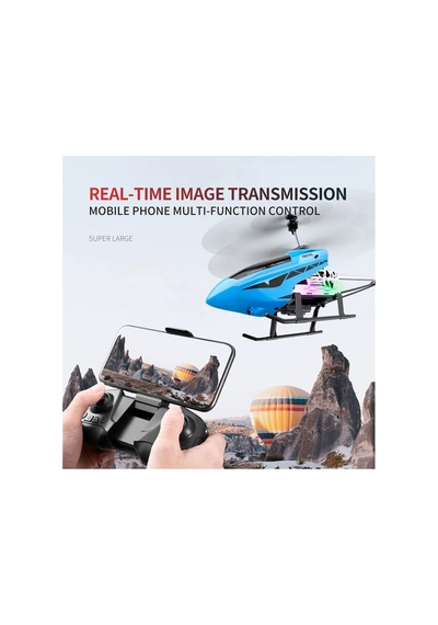 M4 Çift Kameralı Engelden Kaçınma 72cm Büyük Rc Helikopter Drone- Wifi Canlı Video Aktarımlı