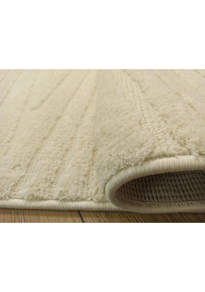 Çam Halı Eyfel 3105 Krem Romans Halı Modern Desenli Makine Halısı