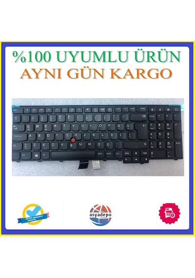 Lenovo Uyumlu Thinkpad 20Evs06L00 Klavye Tuş Takımı Siyah Tr