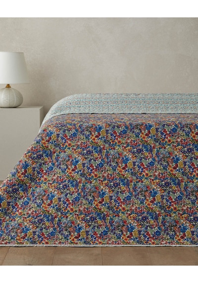 English Home Colorful Stripeway King Size Çok Amaçlı Örtü 220x240 Cm Kırmızı Kırmızı