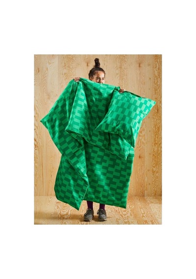 Ikea Blaskata Tek Kişilik Nevresim Takımı 150 X 200 Cm Yeşil