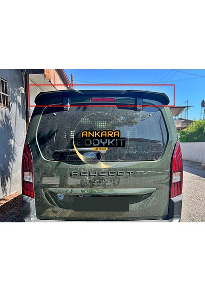 Yeni Combo Rifter Doblo 5 Berlingo Proace Yarasa Spoiler - Boyasız - Plastik