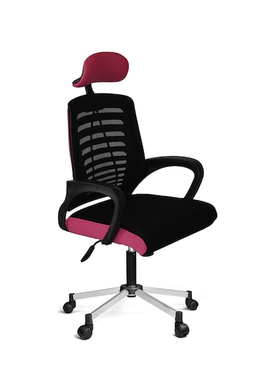 Türksit Karizma File Müdür Koltuk Metalik Gri Boyalı Ayak Siyah-Pembe Türksit Karizma File Müdür Koltuk Metalik Gri Boyalı Ayak Siyah-Pembe