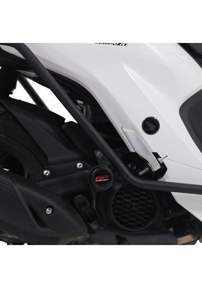GP Kompozit Honda Dio 2021-2022  Uyumlu Egzoz Koruma Takozu Siyah
