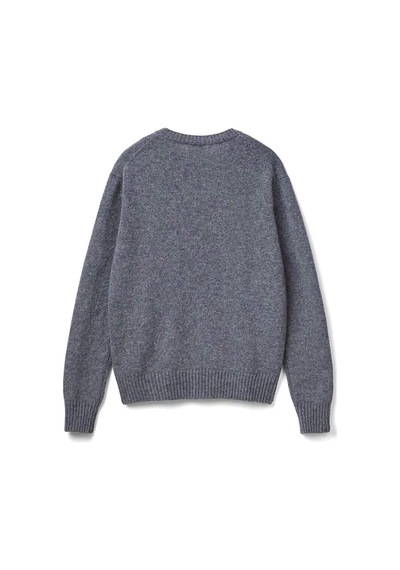 Benetton Erk Bisiklet Yaka Shetland Kazak- Lacivert