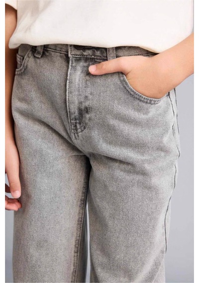 Defacto Wıde Leg Düz Paça Jean Pantolon Erkek Çocuk F8433a826smnm55 Gri-nm55