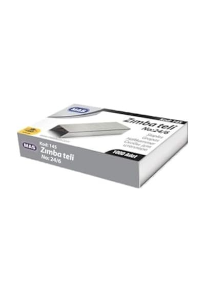 Mas Zımba Makinesi Ve 3000 Tane Tel Ofis Zımba Makinesi Tel Bükmez Paslanmaz Avantajlı Set No-756-7586521469119