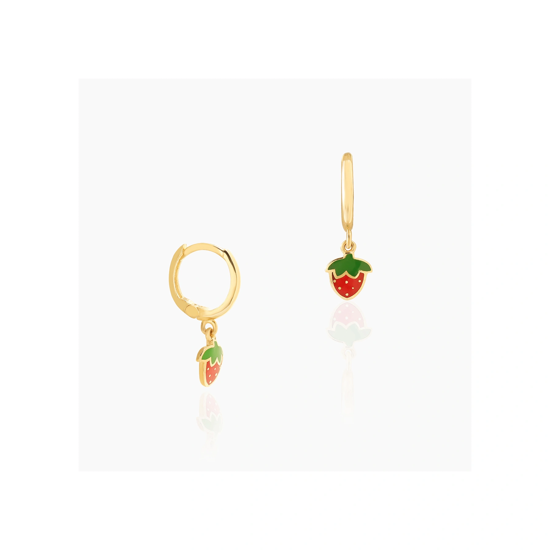 Strawberry Halka Sallantılı Çocuk Küpesi 11487048