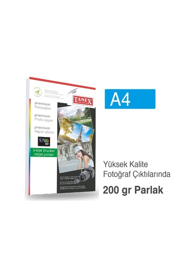 A4 200 Gr. Fotoğraf Kağıdı 25 Li
