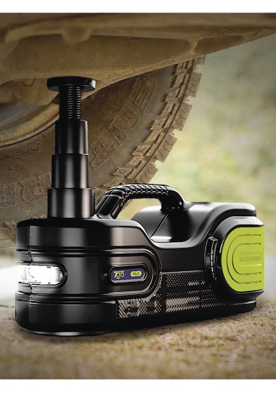 7go 5 Ton 4in1 Profesyonel Elektrikli Hidrolik Kriko Seti - 12v Ultra Lift Kaldırma + Dijital Kompre