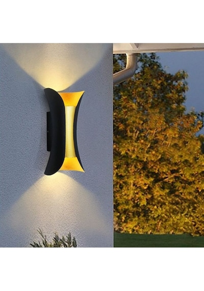 10 Watt Dekoratif Led Aplik, Modern Dış Mekan Aydınlatma Armatürü, Bahçe Duvar Aplik, Modern Armatür Diğer