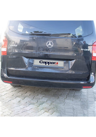 Cappafe Mercedes Vito W447 Arka Tampon Eşiği Koruma Abs Mat Si N11.19104