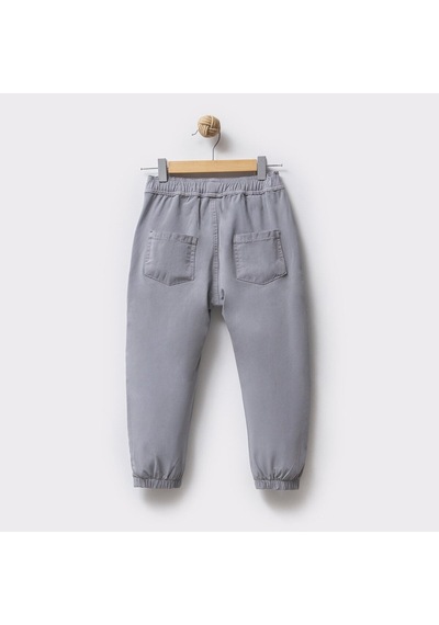 Overdo Kids Erkek Çocuk Paçası Beli Lastikli Jogger Pantolon Gri
