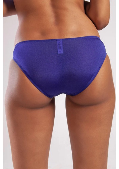 Golshan 131-036 Garland Kadın Dantel Detaylı Mini Fantezi Slip & Külot Saks Mavi