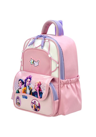 K-pop Baskılı Lüx Anaokulu Çantası Pembe