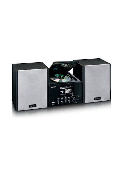 Lenco Mc-250bk - Akıllı Radyo, Cd/usb Oynatıcı, İnternet, Dab+, Bluetooth Özellikli Mikro Set - Siyah