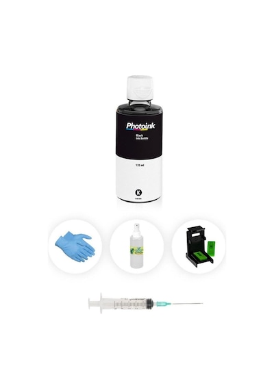 Hp Uyumlu Deskjet 1000 / 1000cse / 1000cxi Photoink Plus Siyah Kartuş Dolum Seti 8681987341977 Starfilm