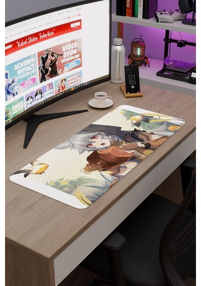 Razor Genshin Impact Anime Oyuncu V3 - 70x30 Xl Gaming Mouse Pad Fare Altlığı