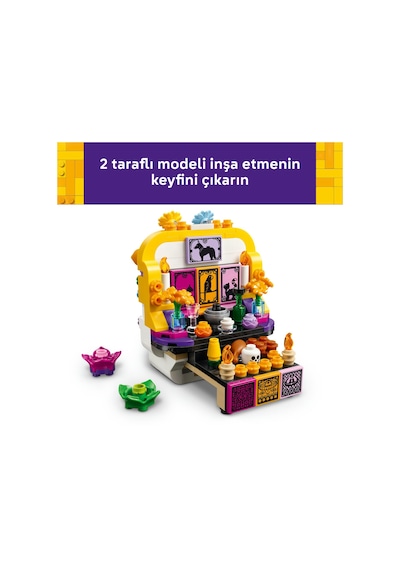 LEGO® Ölüler Günü 40811 – 9 Yaş ve Üzeri Çocuklar için Dekoratif Kafatası ve Sunak Modeli Oyuncak Yapım Seti, Hediye Fikri (471P)
