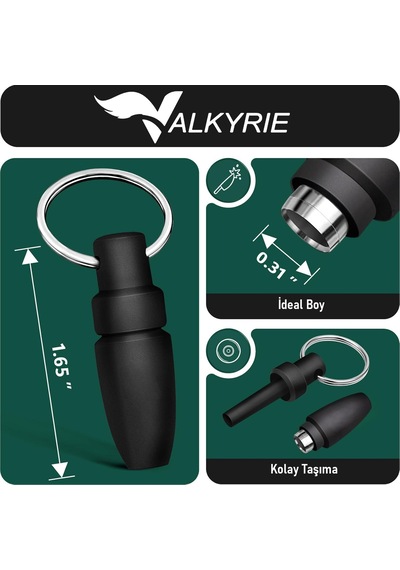 Valkyrie 3'lü Puro Makası Seti Çift Bıçak, V-kesici Ve Punch Kesici