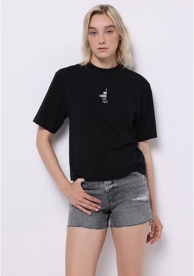 Colin's Colins Mom Fit Yüksel Bel Düz Kadın Denim Jean Şort Cl1073889 Q1.v1 Dn05072 Denim