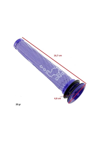Dyson V7 V8 Uyumlu Elektrikli Süpürge Ön Hepa Filtre Seti