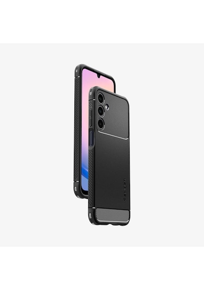Spigen Galaxy A25 5g İle Uyumlu Kılıf Rugged Armor Matte Black Siyah