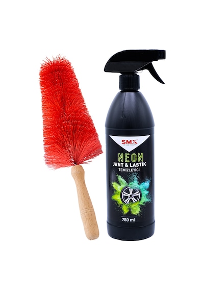 Neon Jant & Lastik Temizleyici 750 Ml.+ Jant Temizleme Fırçası